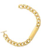 Rachel Rachel Roy Gold-tone Link Id Collar Necklace