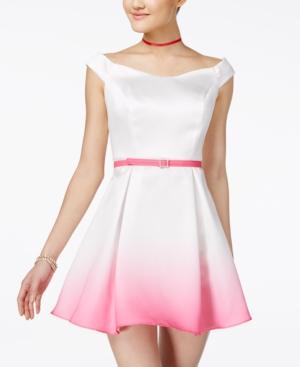 Jump Juniors' Off-the-shoulder Fit & Flare Dress
