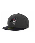 New Era Duquesne Dukes 2 Tone Graphite And Team Color 59fifty Cap