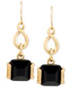 Kenneth Cole New York Gold-tone Stone Drop Earrings