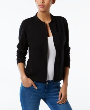 Eileen Fisher Organic Cotton-blend Bomber Jacket
