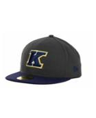 New Era Kent State Golden Flashes 2 Tone Graphite And Team Color 59fifty Cap
