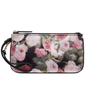 Nine West Velvet Floral Table Treasure Wristlet