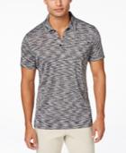 Alfani Men's Short-sleeve Marled Polo, Only At Macy's