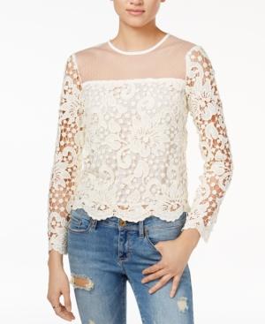 Endless Rose Lace Illusion-detail Top
