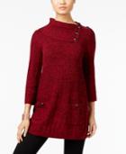 Style & Co. Envelope Neck Tunic Sweater, Only At Macy's