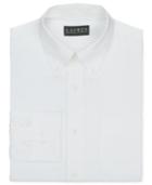 Lauren Ralph Lauren Dress Shirt, Slim-fit White Pinpoint Long Sleeve Shirt