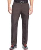 Greg Norman For Tasso Elba Houndstooth Plaid Performance Pants