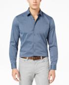 Alfani Men's Stretch Modern Stripe Shirt, Created For Macy's