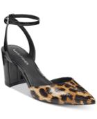 Marc Fisher Cedrina Two-piece Block-heel Pumps Women's Shoes