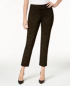 Charter Club Metallic Ponte-knit Pants, Created For Macy's