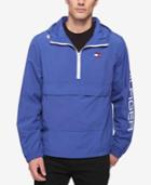 Tommy Hilfiger Men's Hooded Half-zip Jacket