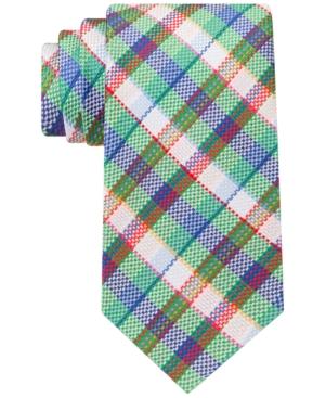 Tommy Hilfiger Men's Textured Plaid Tie