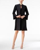 B Michael Taffeta Bell-sleeve Topper Evening Jacket