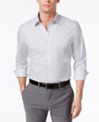 Construct Men's Slim-fit Stretch Dot-pattern Shirt, Created For Macy's