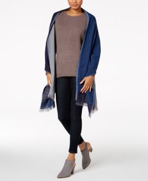 Echo Tri-panel Colorblocked Wrap & Scarf In One