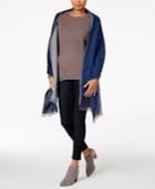 Echo Tri-panel Colorblocked Wrap & Scarf In One