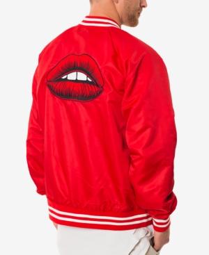 Jaywalker Men's Embroidered Back Varsity Jacket