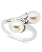 Pearl Ring, Sterling Silver Cultured Freshwater Pearl Wrap