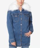 Buffalo David Bitton Faux-fur-trim Denim Parka