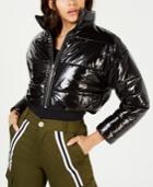 Waisted Cropped Puffer Jacket