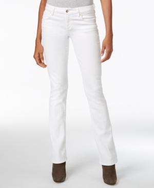 Guess White Wash Slim Bootcut Jeans