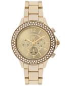 Inc International Concepts Women's Chronograph Gold-tone/rose Gold-tone Bracelet Watch 36mm In023rg, Only At Macy's