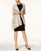 Inc International Concepts Open Jacquard Wrap & Scarf In One, Created For Macy's