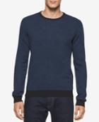 Calvin Klein Men's Merino Herringbone Sweater