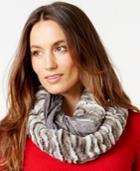 Collection Xiix Mix Media Jam Angelica Faux Fur Loop Scarf