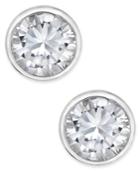 Inc International Concepts Silver-tone Crystal Stud Earrings, Only At Macy's