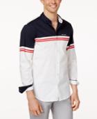 Armani Exchange Men's Colorblocked Stripe Shirt
