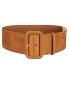 I.n.c. Faux-suede Stretch Belt, Created For Macy's