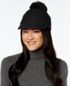 Nine West Knit Pom Pom Cap