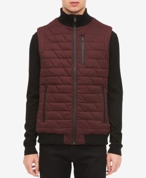 Calvin Klein Men's Space Dyed Quilted Vest