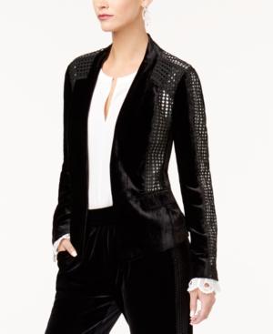 Kobi Velvet Cutout Blazer, Created For Macy's