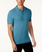 Alfani Men's Classic-fit Geo Colorblocked Polo, Only At Macy's