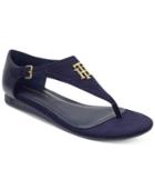 Tommy Hilfiger Women's Harber Thong Flat Sandals Women's Shoes