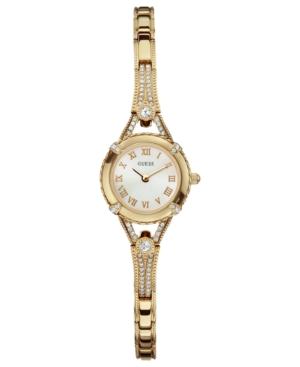 Guess Watch, Women's Gold Tone Bracelet 22mm U0135l2