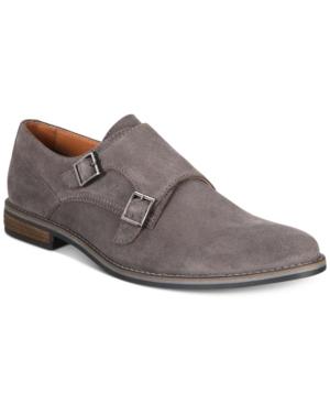 Alfani Men's Jacob Suede Monk-strap Dress Shoes Created For Macy's Men's Shoes