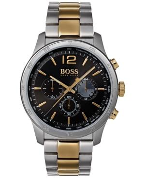 Boss Hugo Boss Men's Chronograph Professional Two-tone Stainless Steel Bracelet Watch 42mm