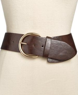 Inc International Concepts Asymmetrical Stretch Belt, Only At Macy's