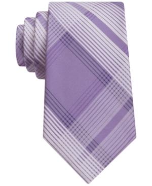 Calvin Klein Men's Luxe Grid Ii Tie