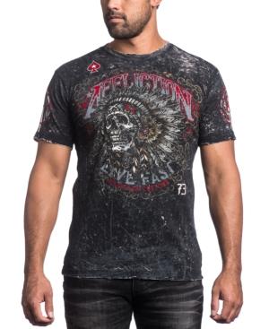 Affliction Men's Ac Iroquois Reversible Graphic-print T-shirt