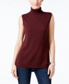 Charter Club Cashmere Sleeveless Turtleneck Sweater, Only At Macy's