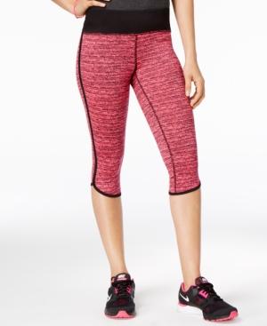 Material Girl Active Juniors' Space-dyed Cropped Leggings, Only At Macy's