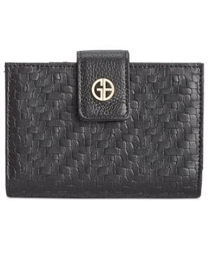 Giani Bernini Softy Weave Frame Wallet, Created For Macy's