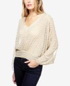 Lucky Brand Beaded Dolman-sleeve Blouse