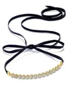 Danori Cubic Zirconia Choker Necklace In 18k Gold-plated Brass, Only At Macy's