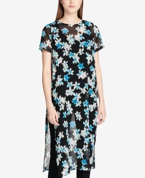 Calvin Klein Sheer Maxi Tunic
